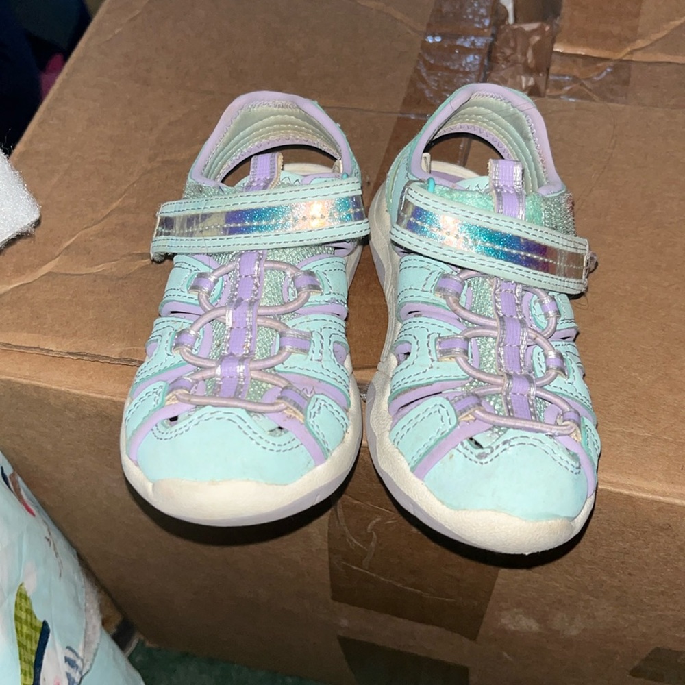Size 8 Toddler Girl Closed Toe Sandals